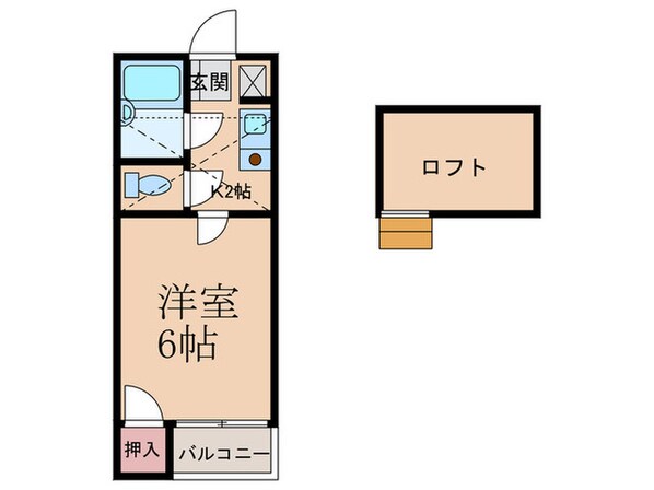 寺塚ハイツの物件間取画像